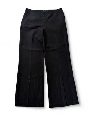 INC Black Wide-Leg Dress Pants